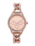  Shop Authentic Michael Kors Layton Multifunction Crystals Rose Gold Dial Rose Gold Steel Strap Watch for Women - MK4654 - Luxxuri