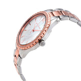  Shop Authentic Michael Kors Layton Three Hand Mother of Pearl White Dial Two Tone Steel Strap Watch For Women - MK6849 - Luxxuri