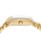  Shop Authentic Michael Kors Emery Pave Double Wrap White Dial Gold Steel Strap Watch for Women - MK4833 - Luxxuri