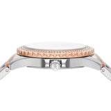  Shop Authentic Michael Kors Everest Three Hand Rose Gold Dial Two Tone Steel Strap Watch For Women - MK7402 - Luxxuri