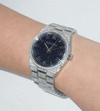  Shop Authentic Michael Kors Channing Diamonds Black Dial Silver Steel Strap Watch for Women - MK6089 - Luxxuri