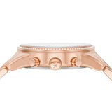  Shop Authentic Michael Kors Ritz Chronograph Rose Gold Dial Rose Gold Steel Strap Watch For Women - MK7302 - Luxxuri