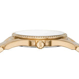 Shop Authentic Michael Kors Whitney Three-Hand White Dial Gold Steel Strap Watch For Women - MK6693 - Luxxuri