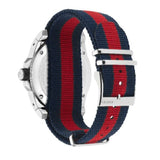  Shop Authentic Gucci Dive Black Dial Red & Blue Nylon Strap Watch For Men - YA136210 - Luxxuri