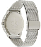  Shop Authentic Calvin Klein Minimal Grey Dial Silver Mesh Bracelet Watch for Men - K3M211Y3 - Luxxuri
