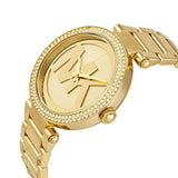  Shop Authentic Michael Kors Parker Diamonds Gold Dial Gold Steel Strap Watch for Women - MK5784 - Luxxuri