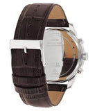 Shop Authentic Guess Pinnacle Chronograph Quartz Blue Dial Brown Leather Strap Watch For Men - W0673G1 - Luxxuri
