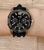  Shop Authentic Guess Oasis Black Dial Two Tone Steel Strap Watch for Men - W0366G3 - Luxxuri