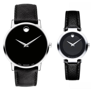  Shop Authentic Movado Museum Classic Black Dial Black Leather Strap Watch for Men - 0607194 - Luxxuri