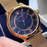  Shop Authentic Maserati Epoca Blue Dial Rose Gold Mesh Strap Watch For Women - R8853118503 - Luxxuri