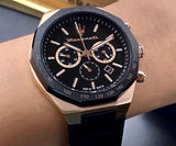 Shop Authentic Maserati Stile Black Matte Dial Black Leather Strap Watch For Men - R8871642001 - Luxxuri