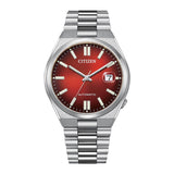  Shop Authentic Citizen Tsuyosa Automatic Red Dial Silver Steel Strap Watch For Men - NJ0150-56W - Luxxuri