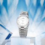  Shop Authentic Citizen Tsuyosa Automatic White Dial Silver Steel Strap Watch For Men - NJ0150-81A - Luxxuri