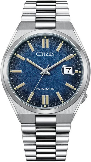  Shop Authentic Citizen Tsuyosa Automatic Dark Blue Dial Silver Steel Strap Watch For Men - NJ0151-88L - Luxxuri