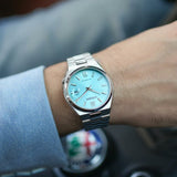  Shop Authentic Citizen Tsuyosa Automatic Turquoise Dial Silver Steel Strap Watch For Men - NJ0151-88M - Luxxuri