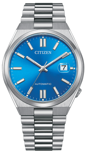  Shop Authentic Citizen x Pantone Automatic Blue Dial Silver Steel Strap Watch For Men - NJ0158-89L - Luxxuri