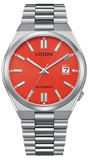  Shop Authentic Citizen x Pantone Automatic Blazing Red Dial Silver Steel Strap Watch For Men - NJ0158-89W - Luxxuri