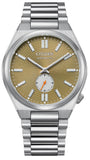  Shop Authentic Citizen Tsuyosa Automatic Titanium Yellow Dial Silver Steel Strap Watch For Men - NK5010-51X - Luxxuri