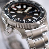  Shop Authentic Citizen Promaster 200M Diver Fugu Asian Limited Edition Black Dial Silver Steel Strap Watch For Men - NY0090-86E - Luxxuri