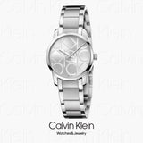  Shop Authentic Calvin Klein City Silver Dial Silver Steel Strap Watch for Women - K2G23142 - Luxxuri