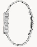  Shop Authentic Bulova Crystal Collection Pave Silver Dial with Crystals Silver Steel Strap Watch for Men - 96C134 - Luxxuri