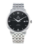  Shop Authentic Omega De Ville Prestige Co-Axial Black Dial Silver Steel Strap Watch for Men - 424.10.40.20.01.001 - Luxxuri