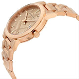  Shop Authentic Burberry The City Rose Gold Dial Rose Gold Steel Strap Watch for Women - BU9146 - Luxxuri