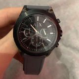  Shop Authentic Armani Exchange Drexler Chronograph Black Dial Black Steel Strap Watch For Men - AX2601 - Luxxuri