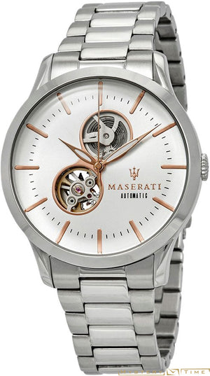  Shop Authentic Maserati Tradizione Automatic White Dial Stainless Steel Watch For Men - R8823125001 - Luxxuri