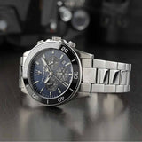  Shop Authentic Maserati Competizione Chronograph Blue Dial Silver Steel Strap Watch For Men - R8873600009 - Luxxuri