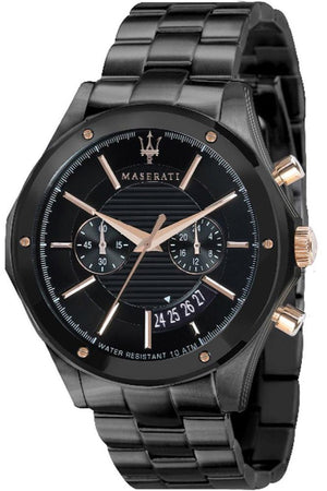 Shop Authentic Maserati Circuito Black Dial Black Steel Strap Watch For Men - R8873627001 - Luxxuri