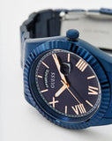  Shop Authentic Guess Connoisseur Quartz Blue Dial Blue Steel Strap Watch For Men - GW0265G9 - Luxxuri