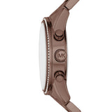  Shop Authentic Michael Kors Ritz Chronograph Brown Dial Brown Steel Strap Watch For Women - MK6529 - Luxxuri