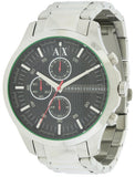  Shop Authentic Armani Exchange Hampton Chronograph Black Dial Silver Steel Strap Watch For Men - AX2163 - Luxxuri