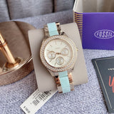  Shop Authentic Fossil Stella Multifunction Gold Dial Two Tone Steel Strap Watch for Women - ES4757 - Luxxuri