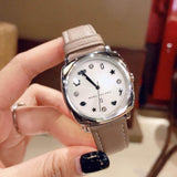  Shop Authentic Marc Jacobs Mandy Silver Dial Brown Leather Strap Watch for Women - MJ1563 - Luxxuri