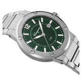  Shop Authentic Salvatore Ferragamo F-80 Bracelet Green Dial Silver Steel Strap Watch For Men - SFHY00621 - Luxxuri