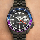  Shop Authentic Seiko Automatic SKX GMT Yuto Horigome Limited Edition Black Dial Black Steel Strap Watch For Men - SSK027K1 - Luxxuri