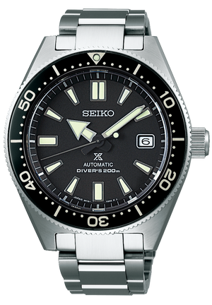  Shop Authentic Seiko Prospex Automatic Diver Black Dial Silver Steel Strap Watch For Men - SPB051J1 - Luxxuri