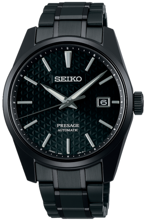  Shop Authentic Seiko Presage Sharp Edged Series Black Dial Black Steel Strap Watch For Men - SPB229J1 - Luxxuri