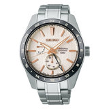  Shop Authentic Seiko Presage Sharp Edged Series Automatic GMT Champagne Dial Silver Steel Strap Watch For Men - SPB273J1 - Luxxuri