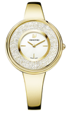  Shop Authentic Swarovski Crystalline Bracelet White Dial Gold Steel Strap Watch for Women - 5269253 - Luxxuri