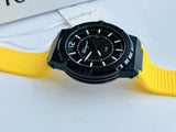  Shop Authentic Salvatore Ferragamo F-80 Classic Black Dial Yellow Rubber Strap Watch for Men - SFHY01522 - Luxxuri