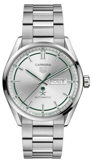  Shop Authentic Tag Heuer Carrera Automatic Silver Dial Silver Steel Strap Watch for Men - WBN2015.EB0283 - Luxxuri