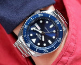  Shop Authentic Seiko 5 Sports Automatic Analog Blue Dial Silver Steel Strap Watch For Men - SRPD51K1 - Luxxuri