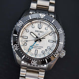  Shop Authentic Seiko Prospex Sea Arctic Ocean GMT Limited Edition Silver Dial Silver Steel Strap Watch For Men - SPB439J1 - Luxxuri