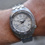  Shop Authentic Seiko Prospex Sea Arctic Ocean GMT Limited Edition Silver Dial Silver Steel Strap Watch For Men - SPB439J1 - Luxxuri