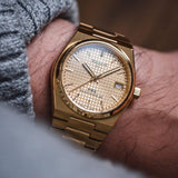  Shop Authentic Tissot PRX Powermatic 80 Gold Dial Gold Steel Strap Watch for Men - T137.207.33.021.00 - Luxxuri
