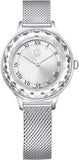  Shop Authentic Swarovski Octea Nova Silver Dial Silver Mesh Strap Watch for Women - 5650039 - Luxxuri