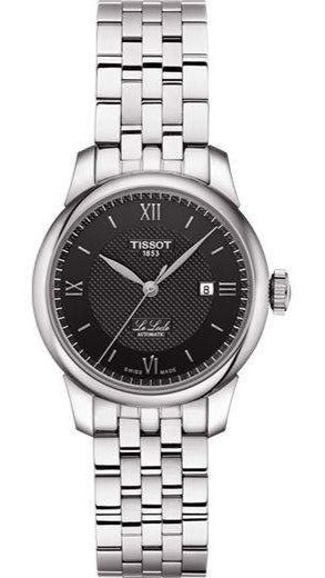  Shop Authentic Tissot Le Locle Automatic Lady Black Dial Silver Steel Strap Watch For Women - T006.207.11.058.00 - Luxxuri